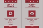 1986 Dodge Truck Shop Manual D150 D250 D350 W150-W350 Pickup Ramcharger Service New. Price: $69.00.