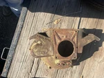 Y Block, Ford Pickup 3 Speed, Bell Housing With Dust Cover And Pivot Arm. 50 Used. Price: $200.00.