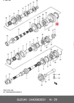 Genuine Oe Ring Set Synchronizer 2443083E01 For Suzuki 24430-83E01 Neu. Price: $77.11.