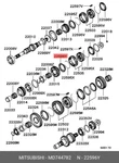 Genuine Oe Ring Set Synchronizer MD744782 For Mitsubishi MD74-4782 Neu. Price: $89.76.