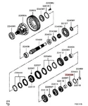 Bearing Shaft Gearbox Speed Mitsubishi Lance Evo Gsr Rs 2522A074 Nuovo. Price: $142.14.