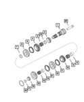 Genuine Mopar Counter-shaft 68275198AA New. Price: $142.50.