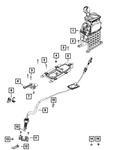 Genuine Mopar Gearshift Bracket 68255456AA New. Price: $52.68.