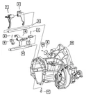 Genuine Mopar Third And Fourth Shift Rail 5166421AA New. Price: $21.78.