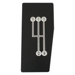 New Trim Parts Console Shift Pattern Plate / For 1968-76 Corvette 4-SPEED 5441. Price: $39.99.