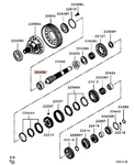 Bearing Shaft Gearbox Speed Mitsubishi Lance Evo Gsr Rs 2522A071 Nuovo. Price: $133.43.