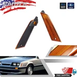 1979-1986 Ford Mustang Front Amber Marker Light Lens & Housing Assembly Pair New. Price: $34.99.