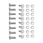 Chrome Transmission Pan Bolt Kit 5/16-18 X 3/4" TH350 400 C6 727 904 C4 Gm Ford New. Price: $15.99.