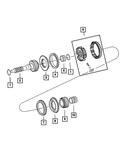 Genuine Mopar Snap Ring 5099215AA New. Price: $19.11.