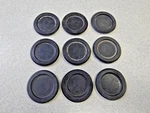 Lot Of Nice Used Original Porsche 914-6 Front Body Panel Rubber Plugs. Price: $35.00.