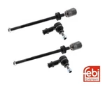 Pair Set 2 Front Steering Tie Rod End Assemblies Febi For Vw Jetta Rabbit Pickup New. Price: $112.17.