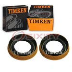 2 Pc Timken Rear Transmission Output Shaft Seals For 1966-1973 Jeepster Ze New. Price: $14.96.