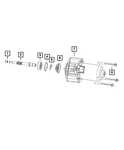 Genuine Mopar Manual Transmission Gear Bearing 68027021AA New. Price: $22.37.