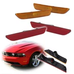 2010-2014 Ford Mustang Oe-style Front & Rear Side Marker Lights Housings Kit New. Price: $29.99.