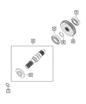 Genuine Mopar Snap Ring 68402349AA New. Price: $9.69.