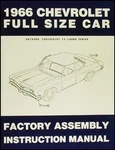 1966 Chevy Bound Assembly Manual Impala Caprice Bel Air Biscayne Chevrolet New. Price: $38.00.