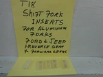 Shift Inserts Ford Truck Jeeps Transmission With Aluminum Forks New. Price: $15.00.