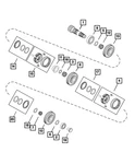 Genuine Mopar Manual Transmission Main Shaft Bearing Roller 68132780AA New. Price: $14.34.