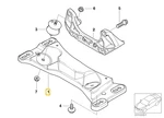 Gearbox Mount Cross Member For Bmw E-46 Z4 New. Price: $73.95.