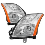 Fit 10-12 Nissan Sentra Replacement Headlights Chrome Housing Left + Right Side New. Price: $159.71.