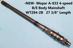 Mopar B/e-body 30 Spline A833 4-SPEED Main Shaft WT294-2B New. Price: $315.00.