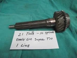 Gm Early Super T10 21 Tooth - Spline Input Gear 2.43 Ratio * Used. Price: $119.95.