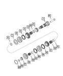 Genuine Mopar Bearing 68503864AA New. Price: $35.53.