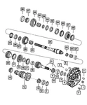 Genuine Mopar Third And Fourth Synchronizer 5166039AA New. Price: $191.81.