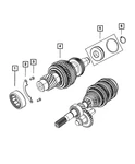 Genuine Mopar Roller Bearing 68003414AA New. Price: $90.27.