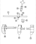 Genuine Mopar Lever Spring 4741137 New. Price: $7.00.