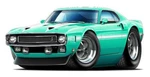 Wall Decal Compatible With 1969 Ford Mustang Gt Shelby 500 427 Cartoon Mens New. Price: $25.99.