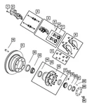 Genuine Mopar Wheel Bearing Cup Inner 68049099AA New. Price: $57.34.