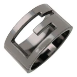 Gucci G-outcut Ring SV925 Black Silver 224031 US8.5 EU58 KH18 Authentic Used F/s Pre-owned. Price: $213.75.