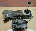Mercedes W108 Manual Transmission Floor Shifter Assembly / Forks Top Plate. Price: $1500.00.