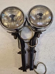 2 Vintage 5/8" Guide 6 Volt Fog Lights Gm 1940'S 50'S Chevrolet Accessory Pair Used. Price: $199.99.