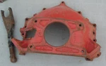 1955 1956 Chevy V-8 Cast Iron Bellhousing 3704922 & Clutch Arm Air Corvette Used. Price: $124.99.