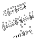Genuine Mopar Needle Roller Bearing 68334918AB New. Price: $88.38.