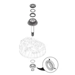 Fuller K4659 Input Shaft Kit New. Price: $1682.17.