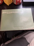 1987 Porsche Owners Drivers Manual Original Oem Factory New. Price: $55.00.