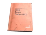 1996 Isuzu Rodeo Uc Workshop Service Repair Manual Used. Price: $66.40.