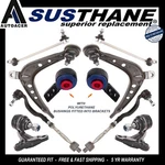 Front Control Arms Pu Bushing Bracket Links Tie Rods Ball Joints 10P For Bmw E46 New. Price: $383.90.