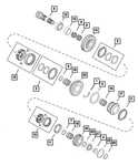 Genuine Mopar Manual Transmission Main Shaft Bearing Roller 68404161AA New. Price: $18.44.