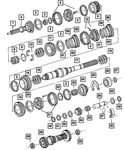 Genuine Mopar Transmission Idler Shaft 4741303 New. Price: $6.35.