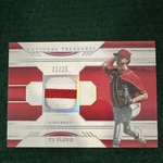 2024 Panini National Treasures Game Gear Swatches Holo Silver 8/25 Ty Floyd Ungraded. Price: $21.99.