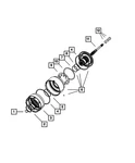 Genuine Mopar Input Shaft Package 68004290AA New. Price: $66.95.