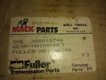 New Oem 16746 Main Drive Gear For Eaton Fuller Rt/rto 12513 Trans. Price: $75.00.