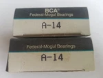 ONE(1) Federal Mogul A-14 Tapered Roller Bearing (cone) & Race (cup) New. Price: $14.00.