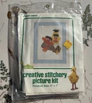Vintage 1979 Sesame Street Bert & Ernie Stitchery Kit Ogart Craft - New Sealed. Price: $19.95.
