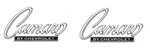 1968 - 69 Camaro By Chevrolet Header/deck Emblem Set, Pair, #3916654 New. Price: $43.64.