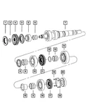 Genuine Mopar First And Second Synchronizer 68051371AA New. Price: $34.27.